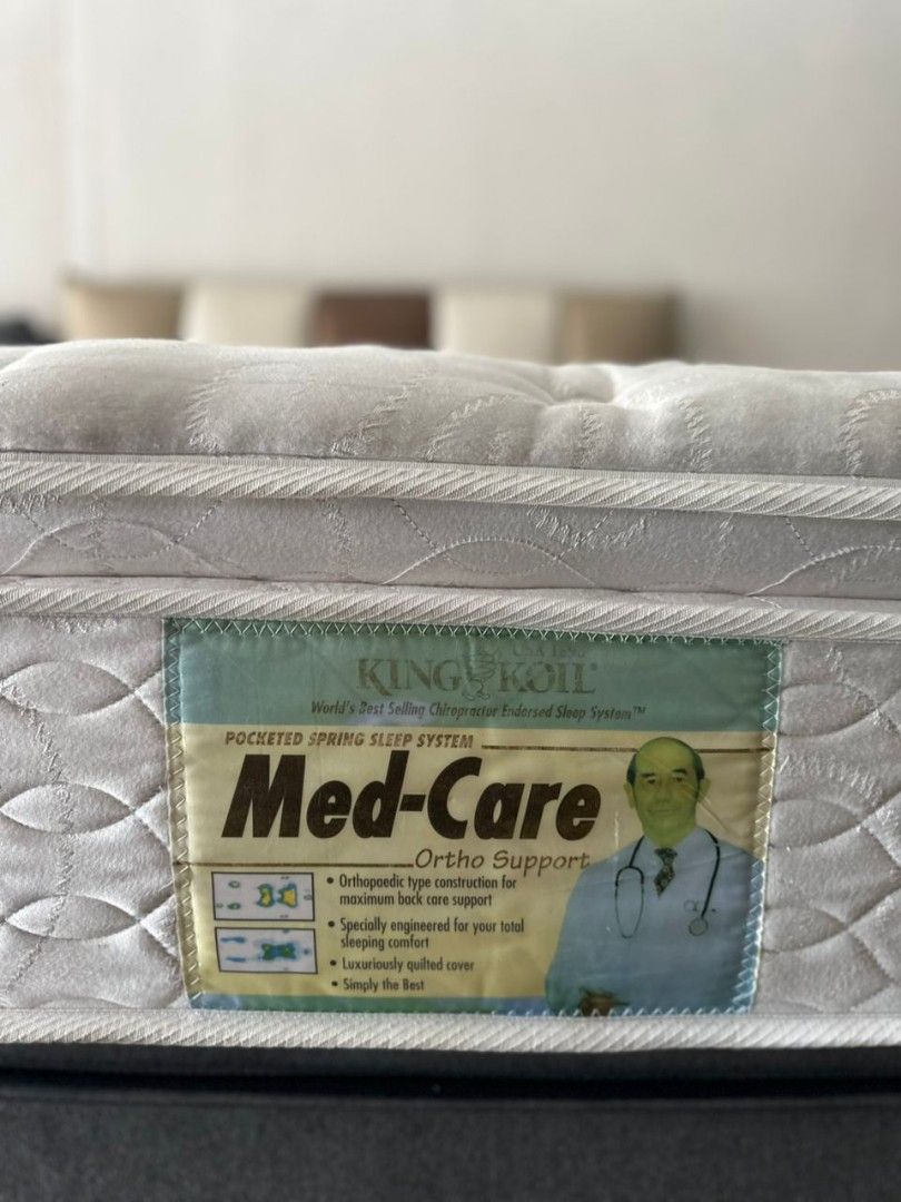 KING KOIL MEDCARE ORTHOPEDIC, Furniture & Home Living, Furniture, Bed