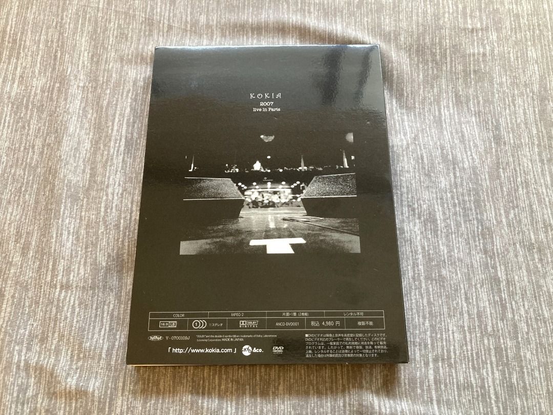 ミュージック KOKIA Live in Paris DVD KOKIA Live in Paris DVD（KOKIA Live in Paris DVD ミュージック）