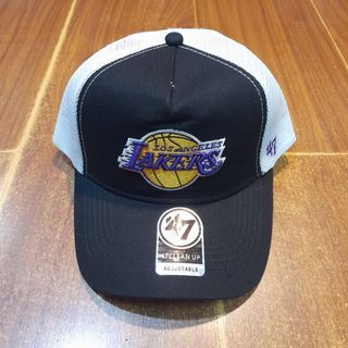 LA Lakers Trucket Hat Black/white