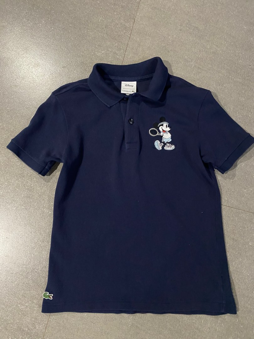 Lacoste polo mickey hot sale