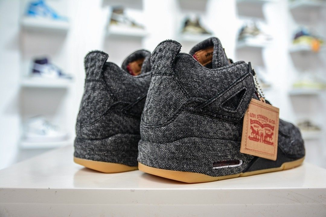 Black denim 4s hot sale