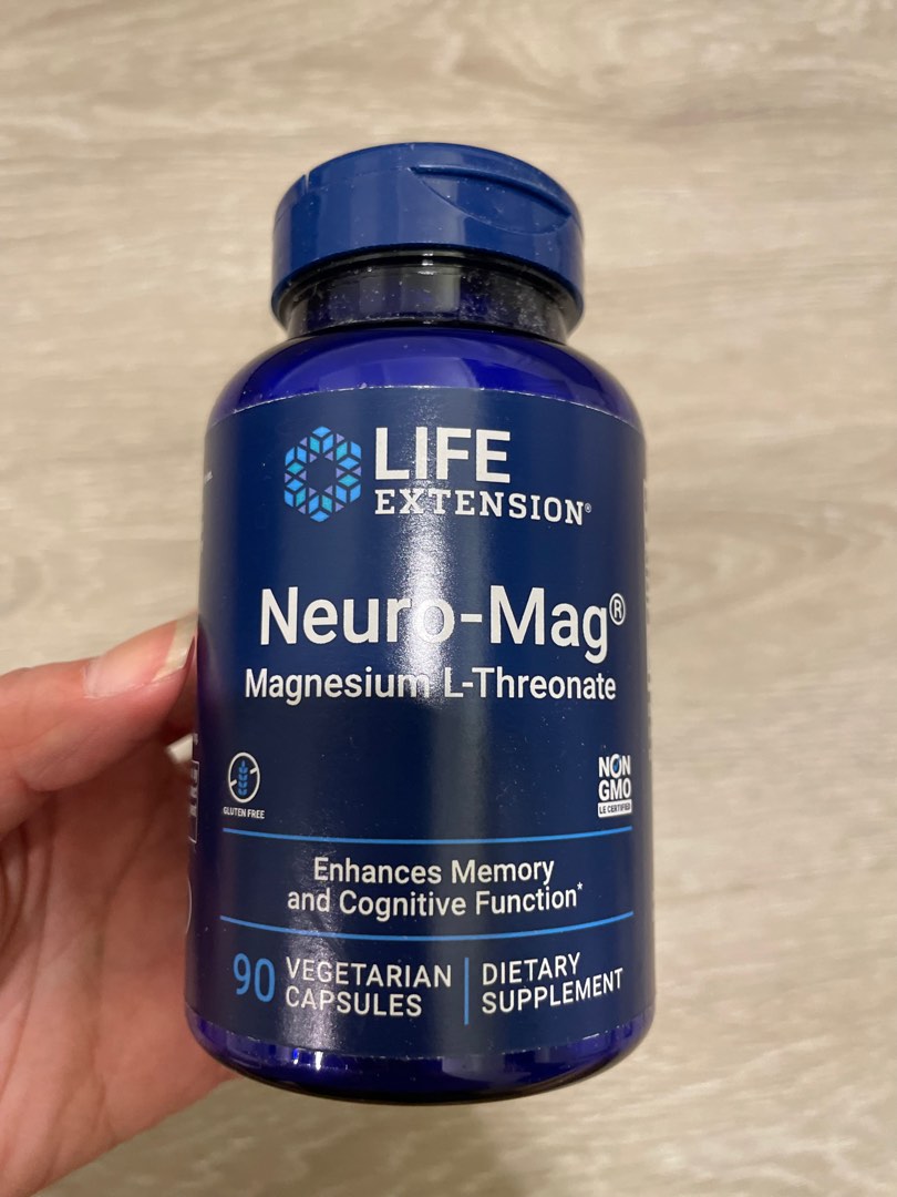 Life Extension Neuro-Mag Magnesium L-Threonate, 健康及營養食用品, 健康補充品, 健康補充品 ...
