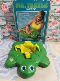 LITTLE TIKES Like materials VINTAGE MR. TURTLE Baby Float Rare to find for 6months to 2yrold