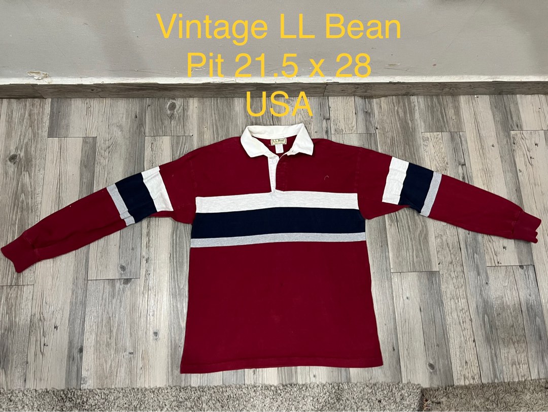 Ll bean rugby shirt, Men's Fashion, Tops & Sets, Tshirts & Polo Shirts