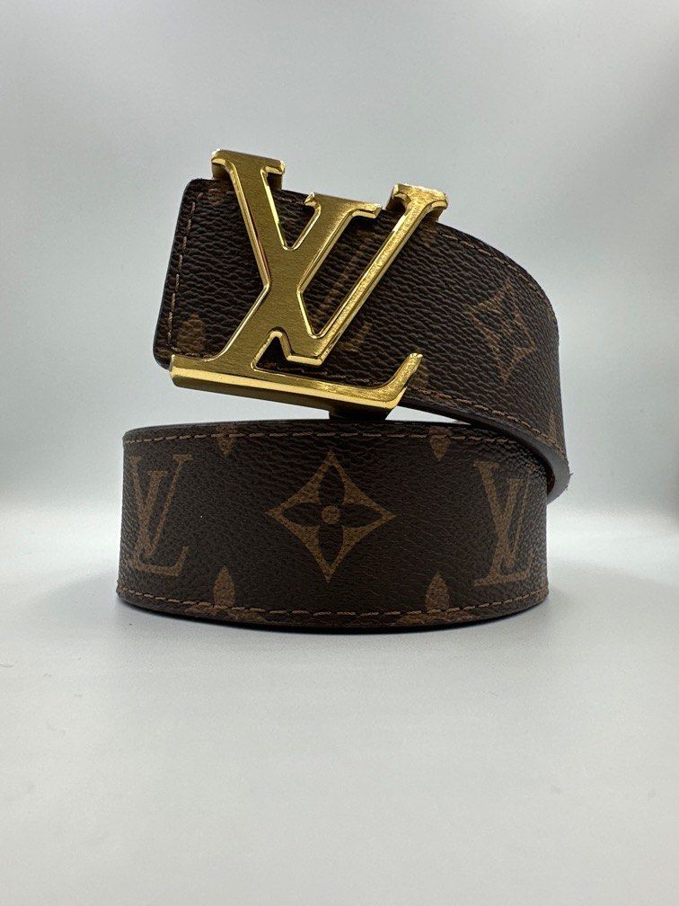 Louis Vuitton - LV Iconic 25mm Reversible Belt - Damier Canvas - Brown - Size: 85 cm - Luxury