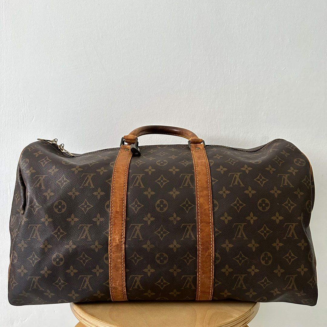 louis vuitton vintage keepall 50 duffle bag, Men's Fashion, Bags,  Briefcases on Carousell