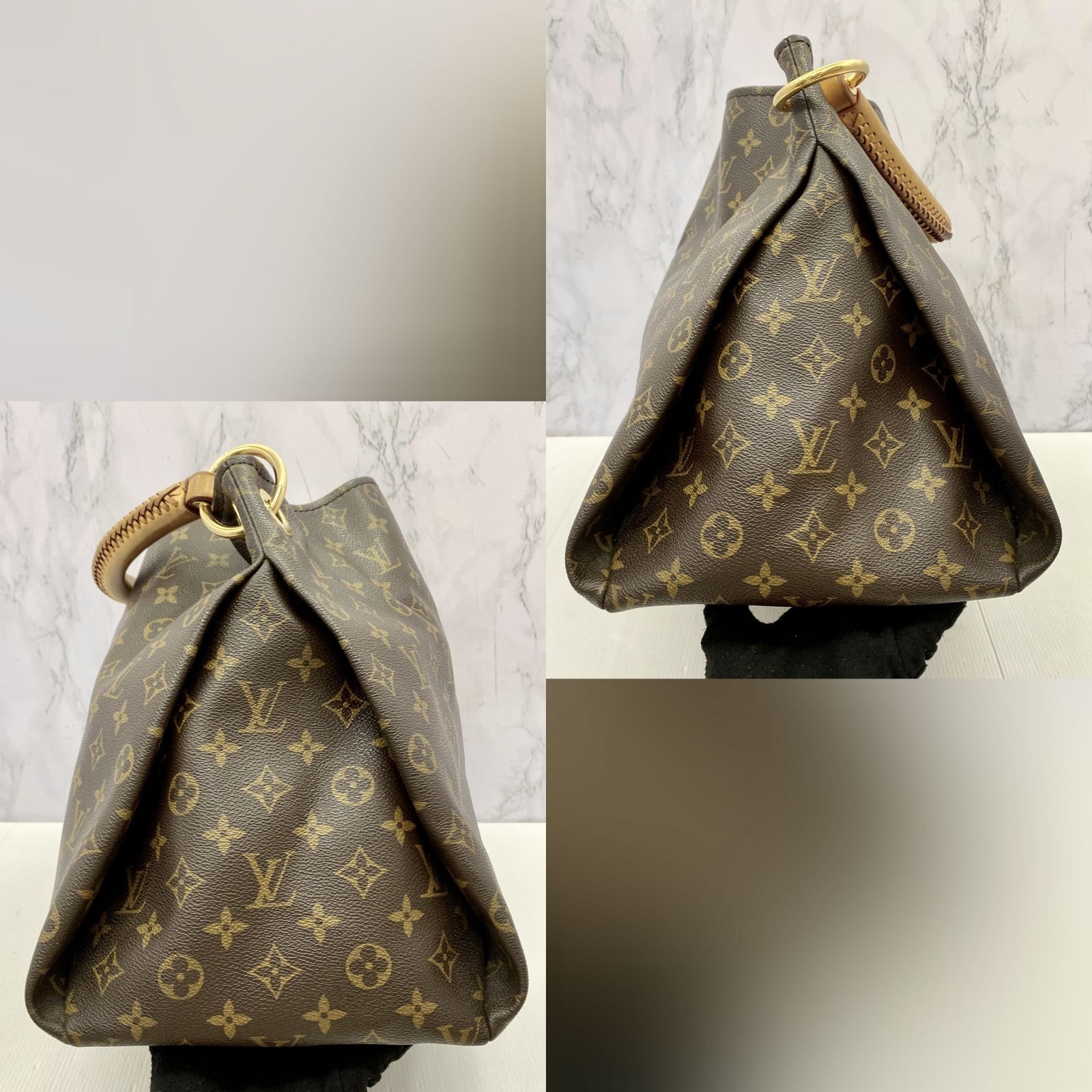 Authentic Louis Vuitton Monogram Artsy MM Hobo Bag M40249 