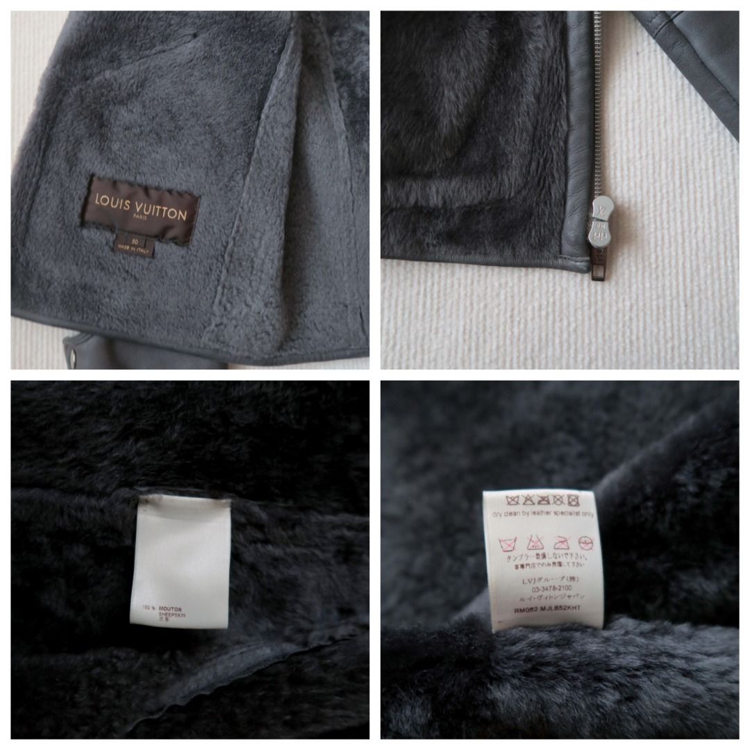 Louis Vuitton Sheepskin Leather Hooded Jacket, Luxury, Apparel on Carousell