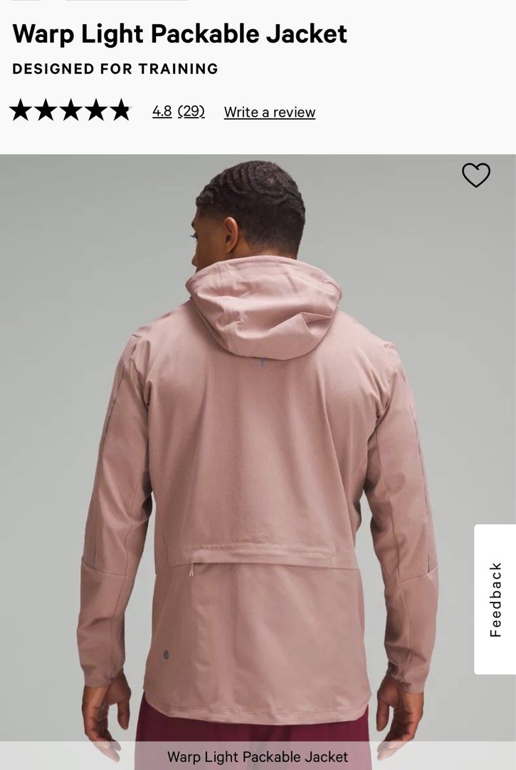 Lululemon Warp Light Packable Jacket