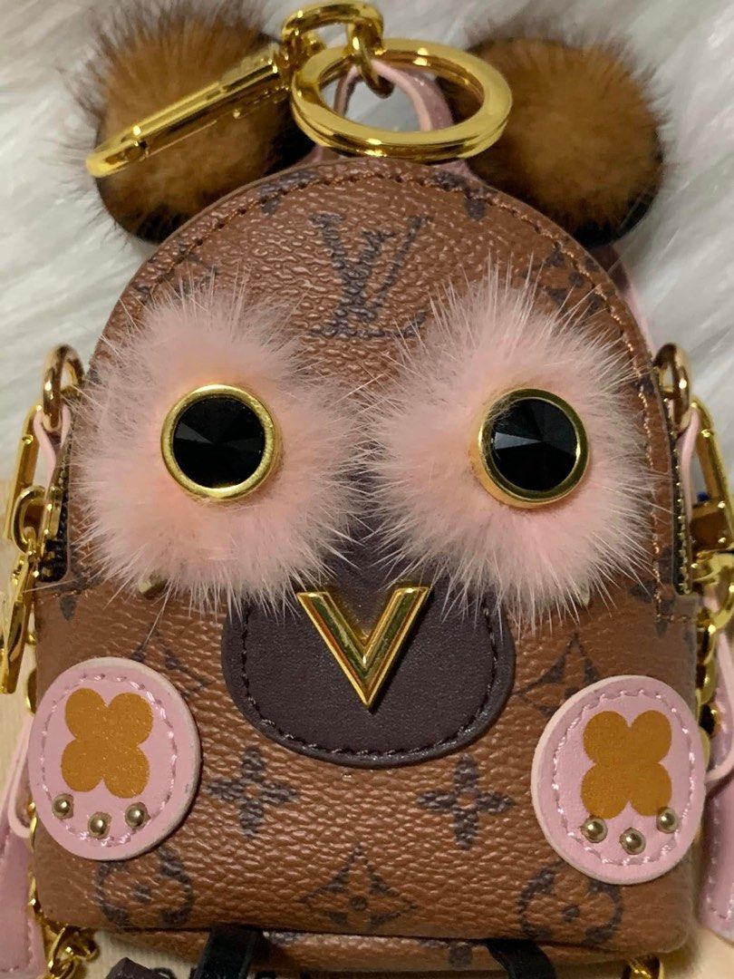 LV Mini Backpack Charm Owl, Women's Fashion, Bags & Wallets, Purses &  Pouches on Carousell