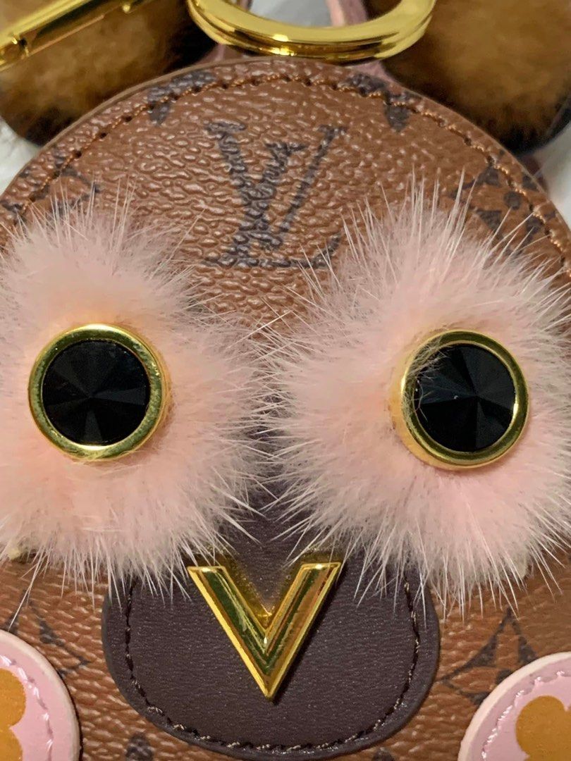 LV Mini Owl Backpack Charm, so cute!🤎 #luxuryalternatives #fyp