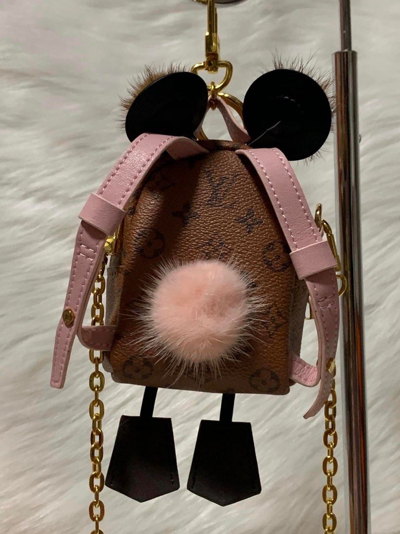 LV Mini Owl Backpack Charm, so cute!🤎 #luxuryalternatives #louisvuitton  #lvcharm #bagcharm 