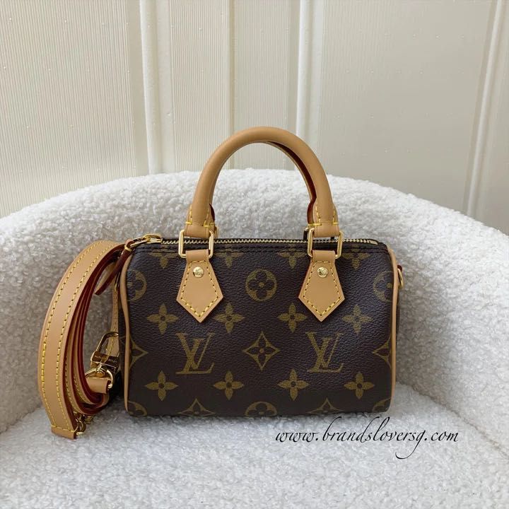 Speedy Nano - Luxury Monogram Canvas Brown