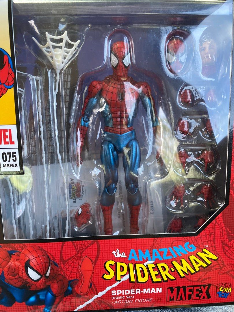 Mafex 075 amazing Spider Man reissue ver Hobbies Toys Toys
