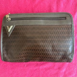 Mario Valentino Genuine Leather Cluth Bag