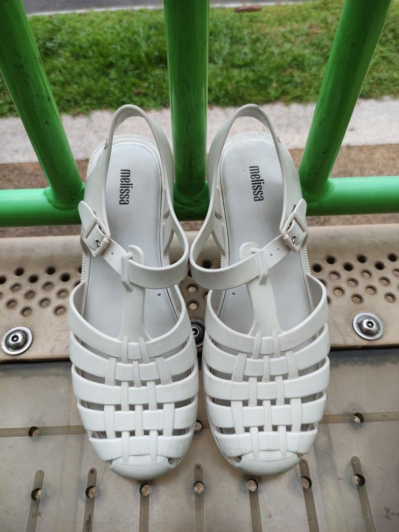 Melissa white clearance sandals