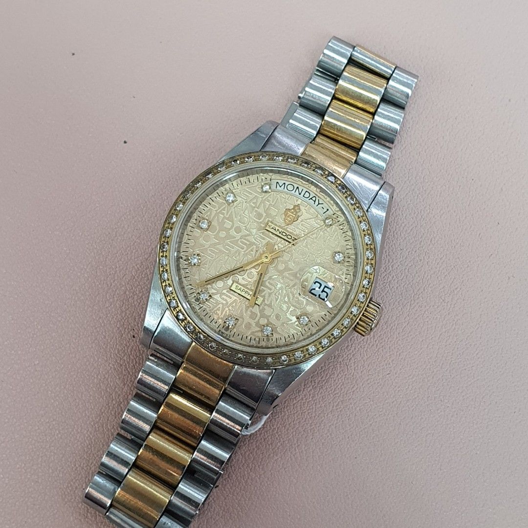 Sandoz Sapphire Crystal Vintage Watch 36mm