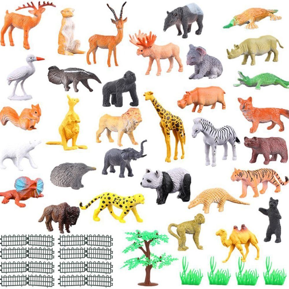 Plastic top animal figures