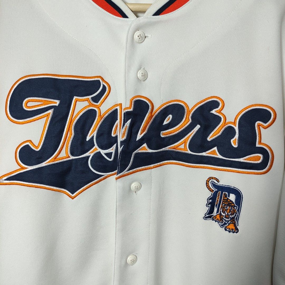 Detroit Tigers V-Neck Jersey - Gray