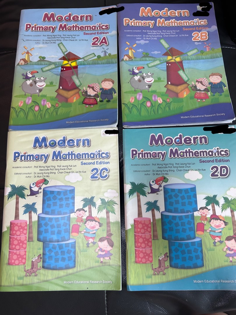 Modern Primary Mathematics 2A 2B 2C 2D, 興趣及遊戲, 書本 & 文具, 教科書 - Carousell