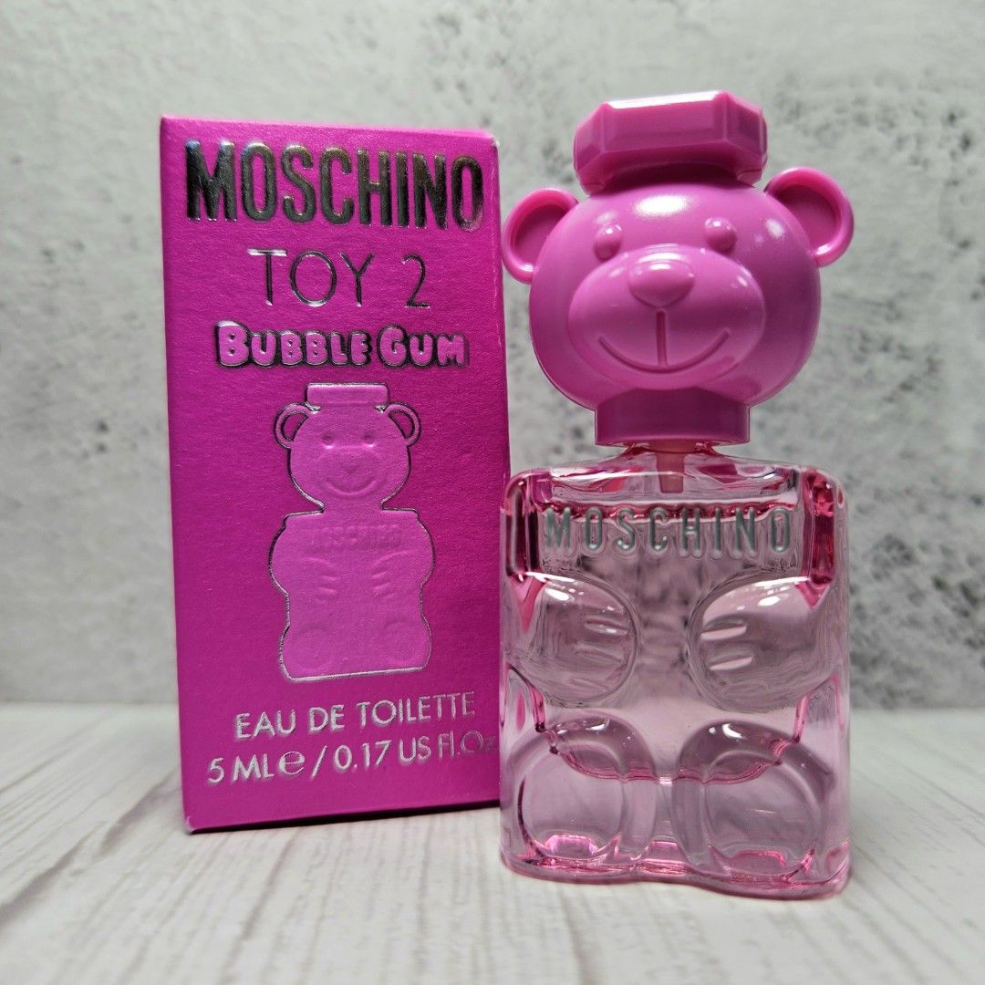 Moschino Toy 2 BubbleGum edt 5ml (Category: Fragrance & Deodorants) located in Manila. Submitted by arianne0828 (Listing ID 1241994824, Image 1). Description: brand new last bottle moschino toy2 bubble gum 5ml guaranteed authentic pickup: Binondo Mla Mop Gcash Bpi Bdo.