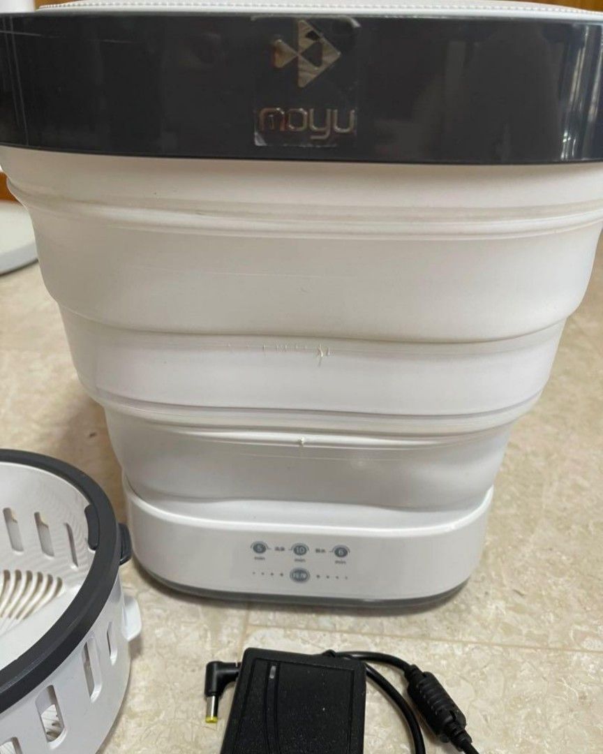Moyu wash machine XPB08F2 2 in 1 portable foldable mini washer clothes