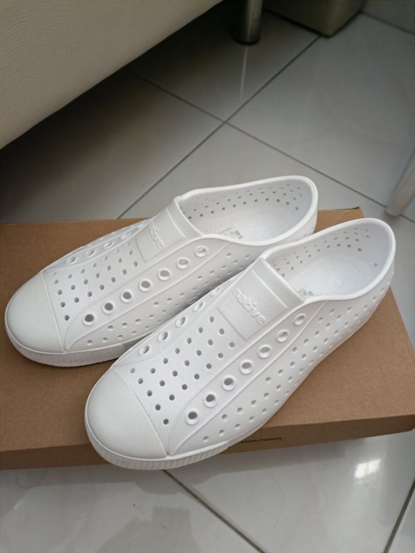 White clearance native shoes