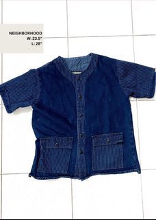 Neighborhood Denim Baseball Shirt