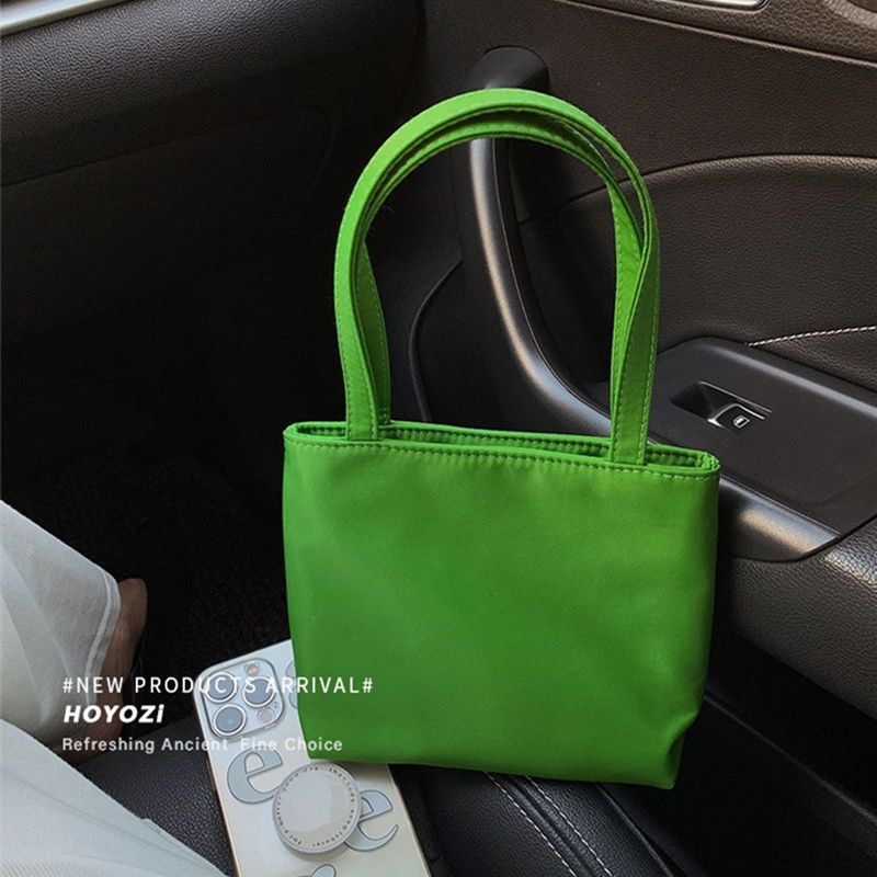 Neon green small bag top