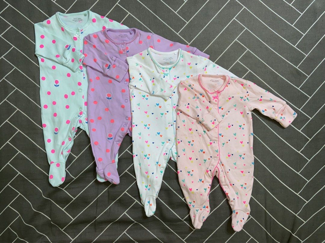 Next baby sleepsuits top girl
