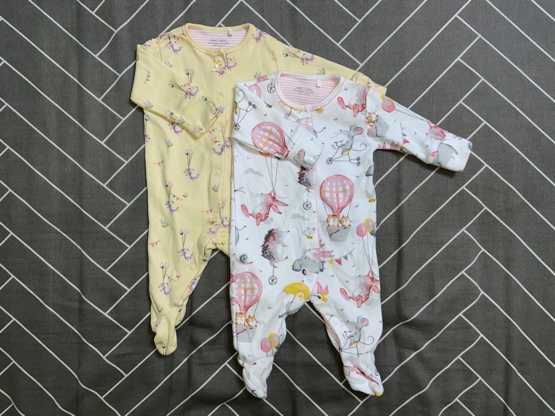 Next baby girl hotsell sleepsuits
