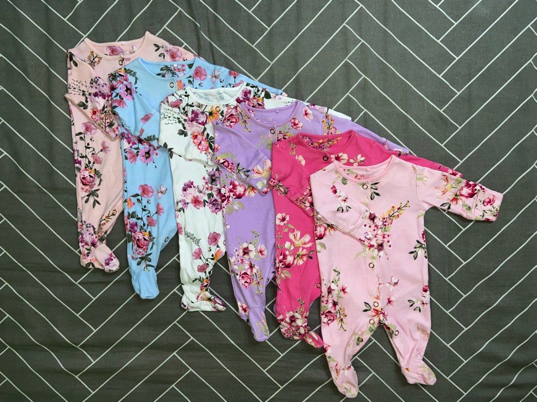 NEXT Baby Newborn baby girl sleepsuits Babies Kids Babies