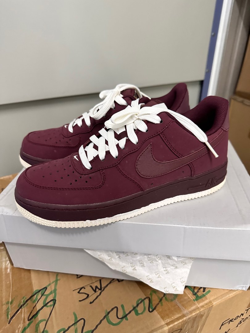 Nike air force clearance 1 low maroon