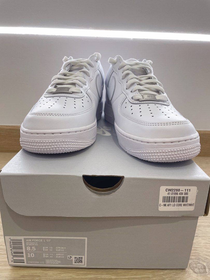 Nike Air Force 1 White Women s Fashion Footwear Sneakers on