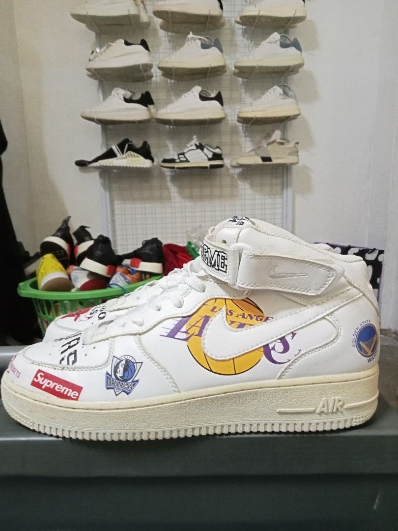 Supreme x nba x nike air force 1 top