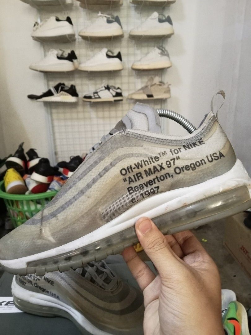 Air max 97 hotsell x off white retail