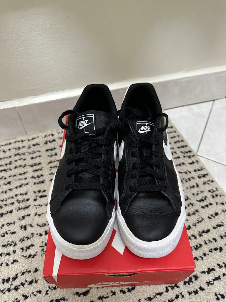 Nike court on sale royale ac black