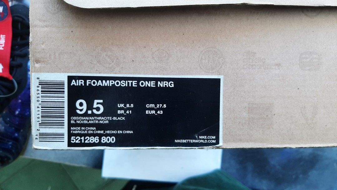 Nike Air Foamposite One NRG Galaxy Men's - 521286-800 - US