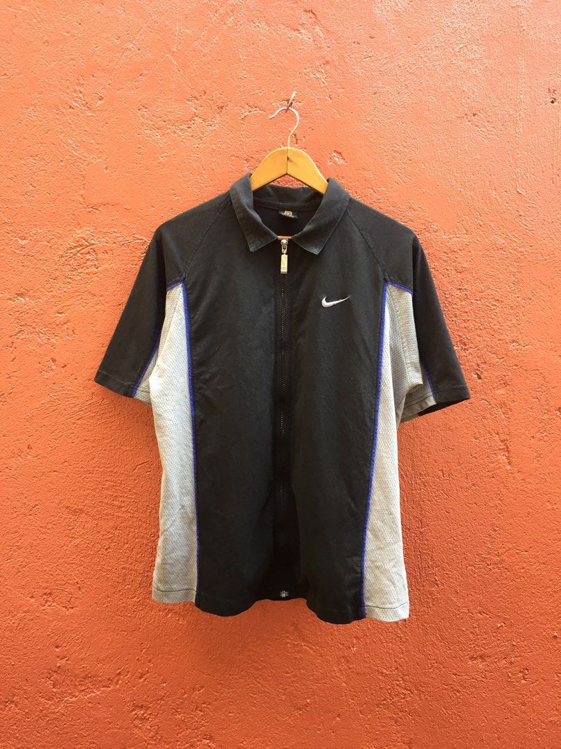 Nike zip up shirt sale
