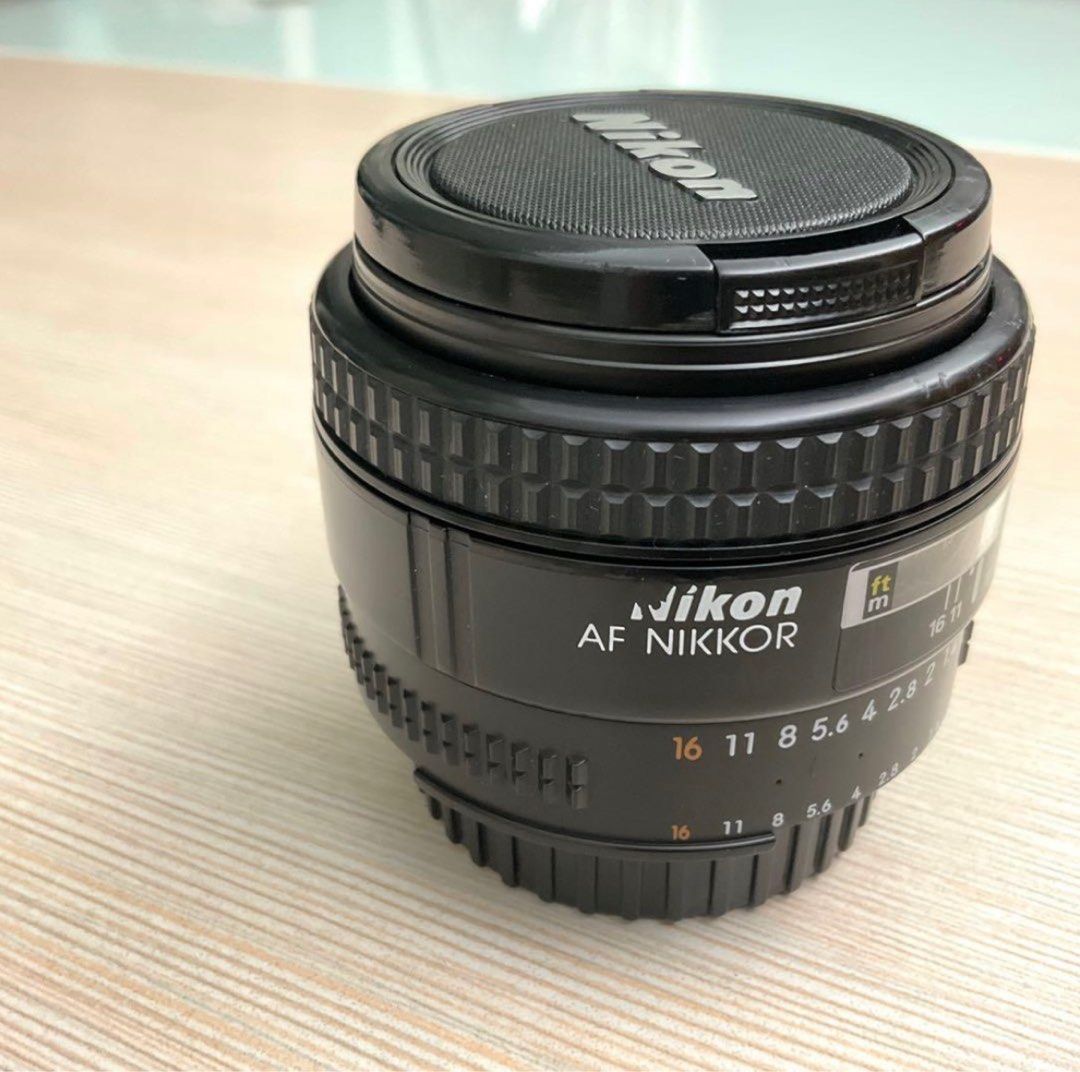 中古品］Nikon AF-D 50/1.4 F-mount AF Nikkor (Nikon FM2), 攝影器材