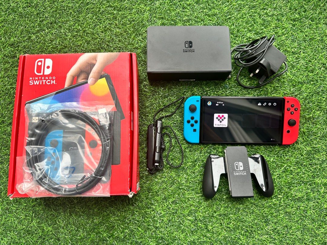 Nintendo Switch OLED Jailbroken Dual Mode Online/Offline Full Set