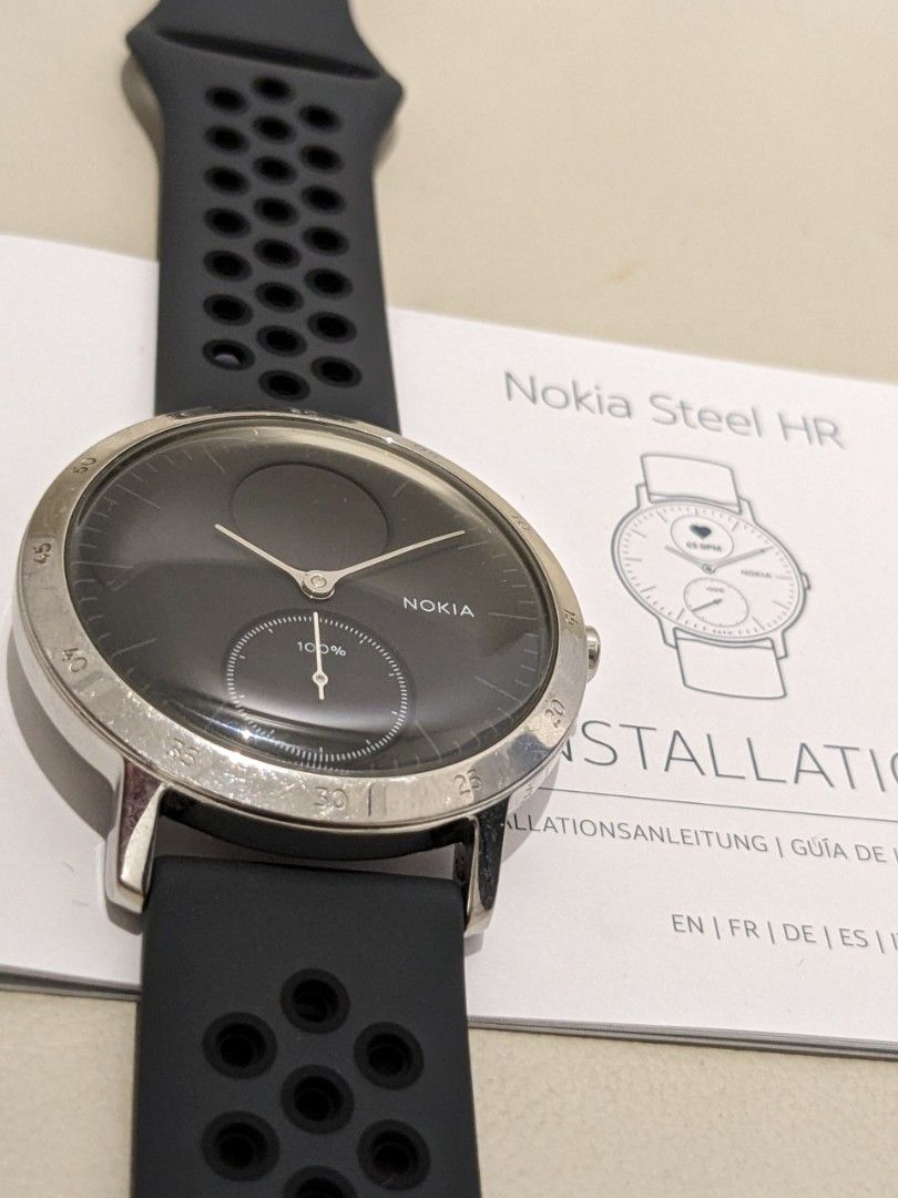Nokia steel HR Withings Men s Fashion Watches Accessories
