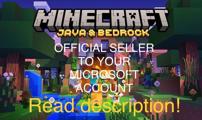Official Sale! Minecraft Account Java + Bedrock Edition to your own ...