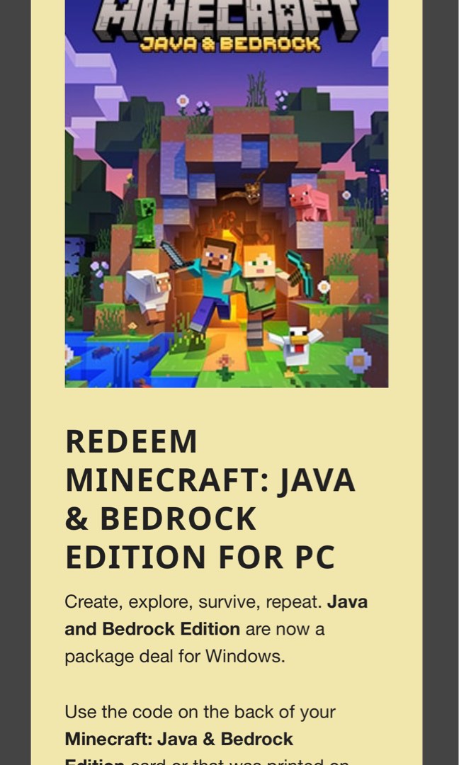 Official Sale! Minecraft Account Java + Bedrock Edition to your own