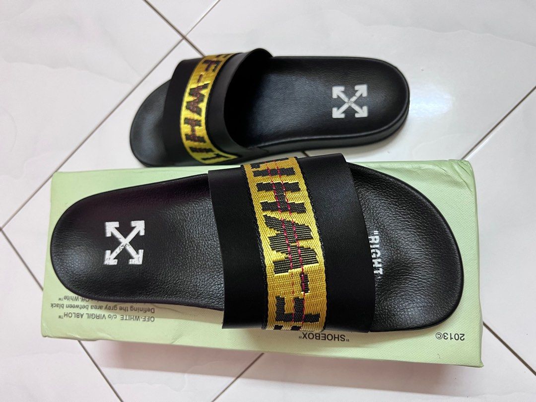 Harga sandal on sale off white original