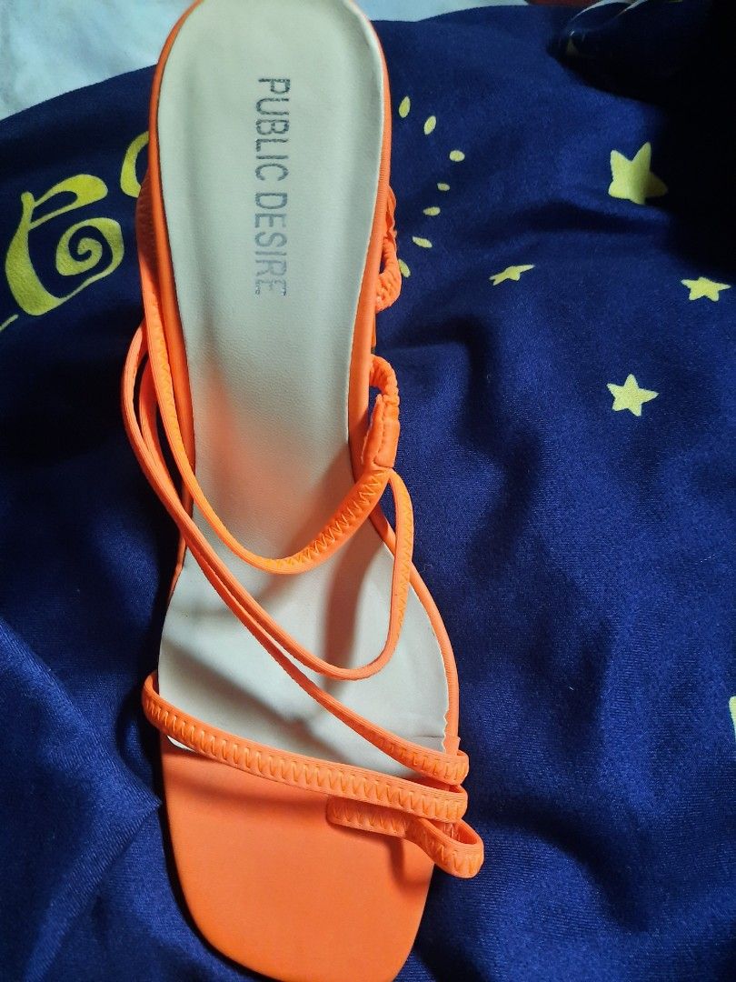 Public desire cheap orange heels