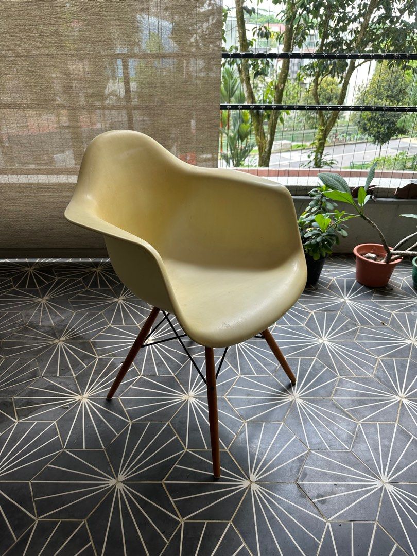 Original Vitra Eames Chair, Furniture & Home Living, Furniture, Chairs