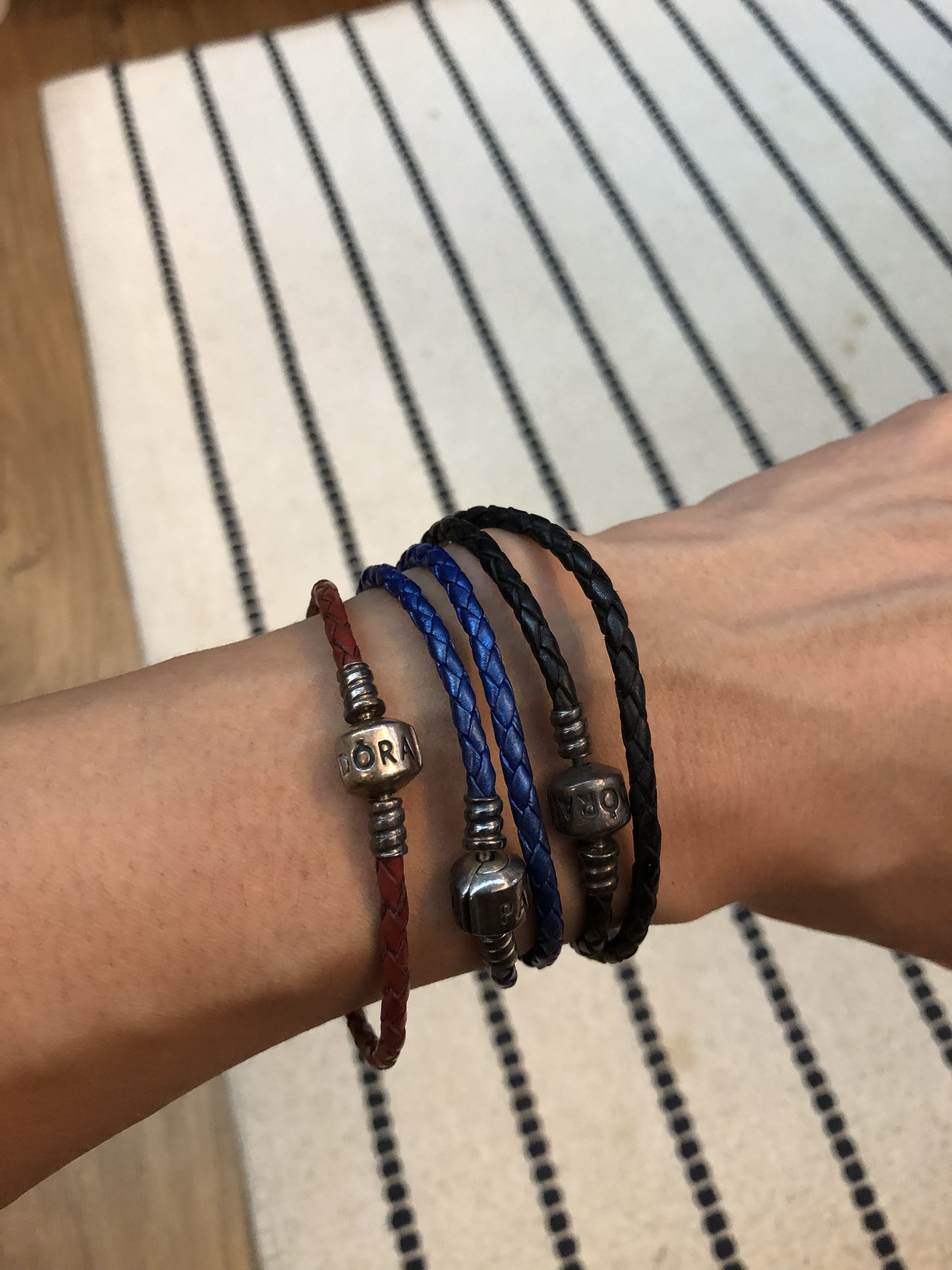 Pandora leather braided bracelet | Pandora leather bracelet, Pandora jewelry  charms, Pandora bracelet designs