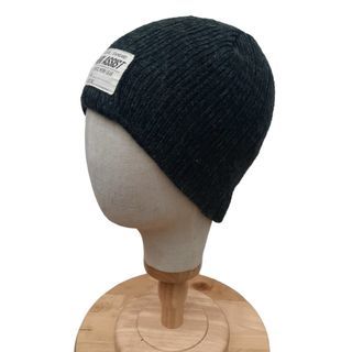 Patch pull on beanie hat