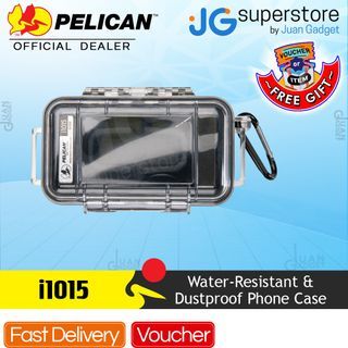 Pelican Micro Water-Resistant Polycarbonate and Dustproof Phone Case (Clear Black) | i1015 | JG Superstore